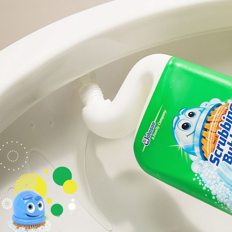 slide 2 of 8, Scrubbing Bubbles Rainshower Scent Bubbly Bleach Gel Toilet Bowl Cleaner - 24oz, 24 oz