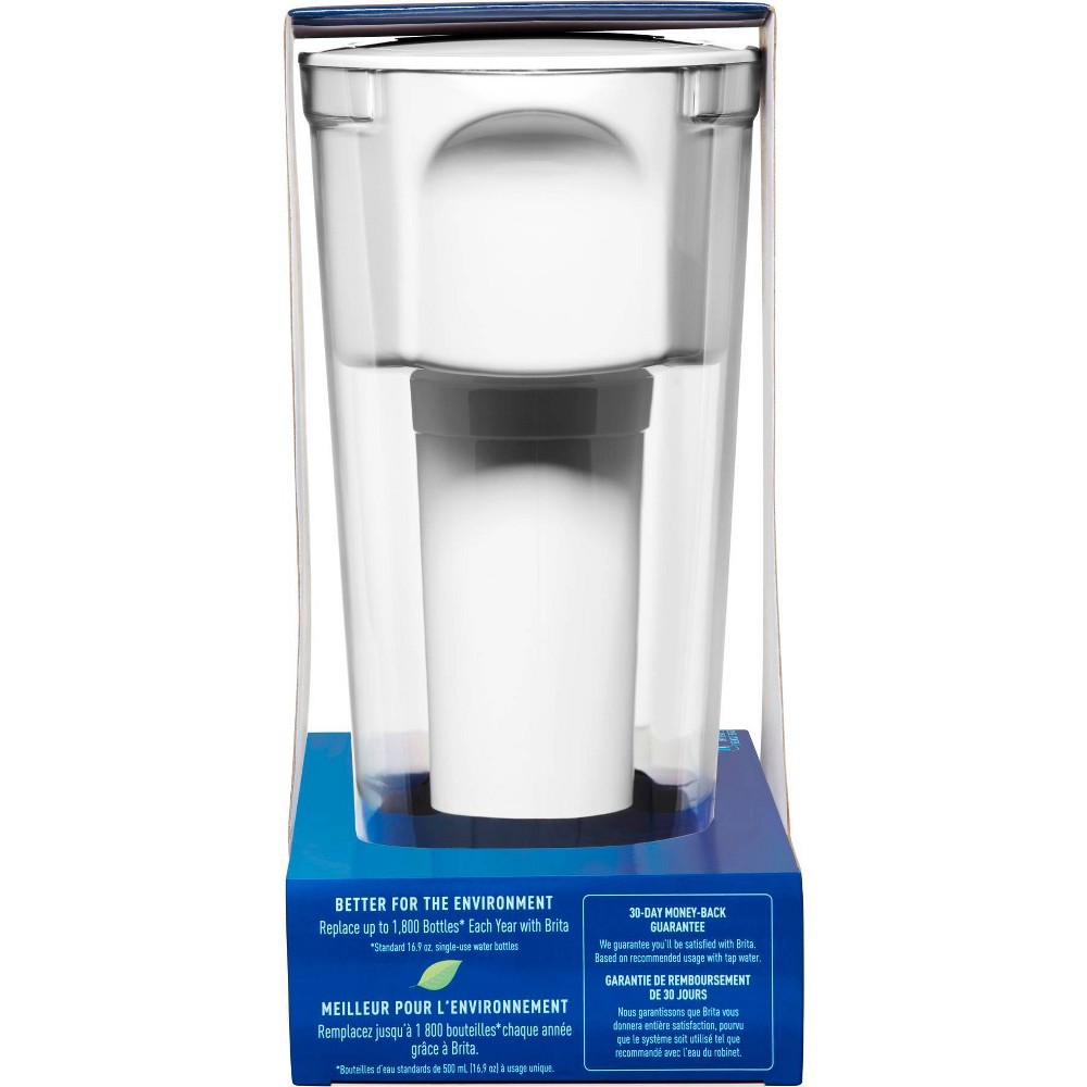 slide 7 of 7, Brita Water Filter 6-Cup Metro Water Pitcher Dispenser with Standard Water Filter - White, 1 ct