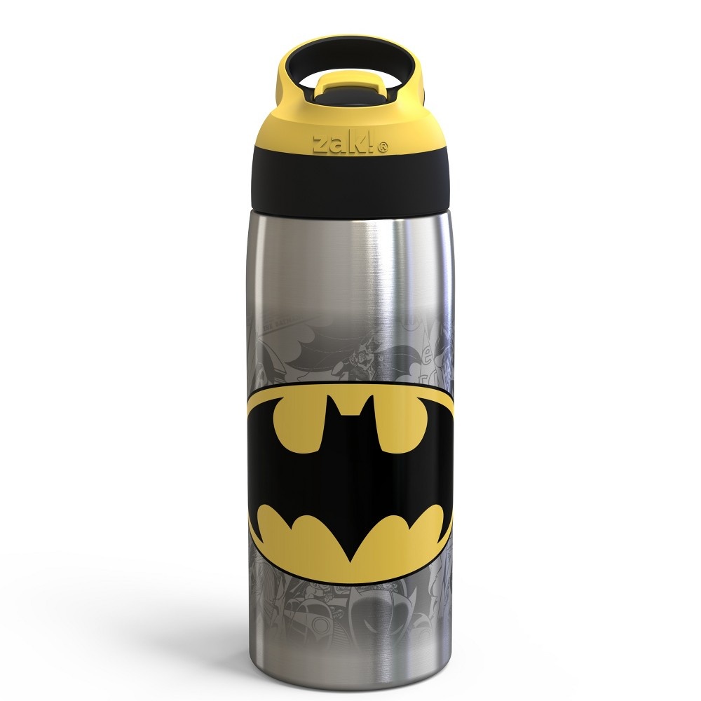 slide 2 of 3, DC Comics Batman 19oz Stainless Steel Water Bottle - Zak Designs, 19 oz