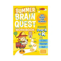 Summer Brain Quest Pre K & K - by Workman (Paperback)