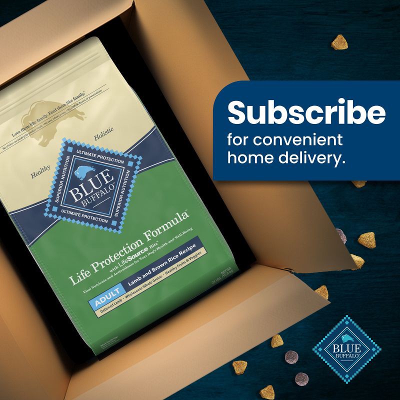 slide 11 of 11, Blue Buffalo Life Protection Formula Natural Adult Dry Dog Food with Lamb and Brown Rice - 24lbs, 24 lb