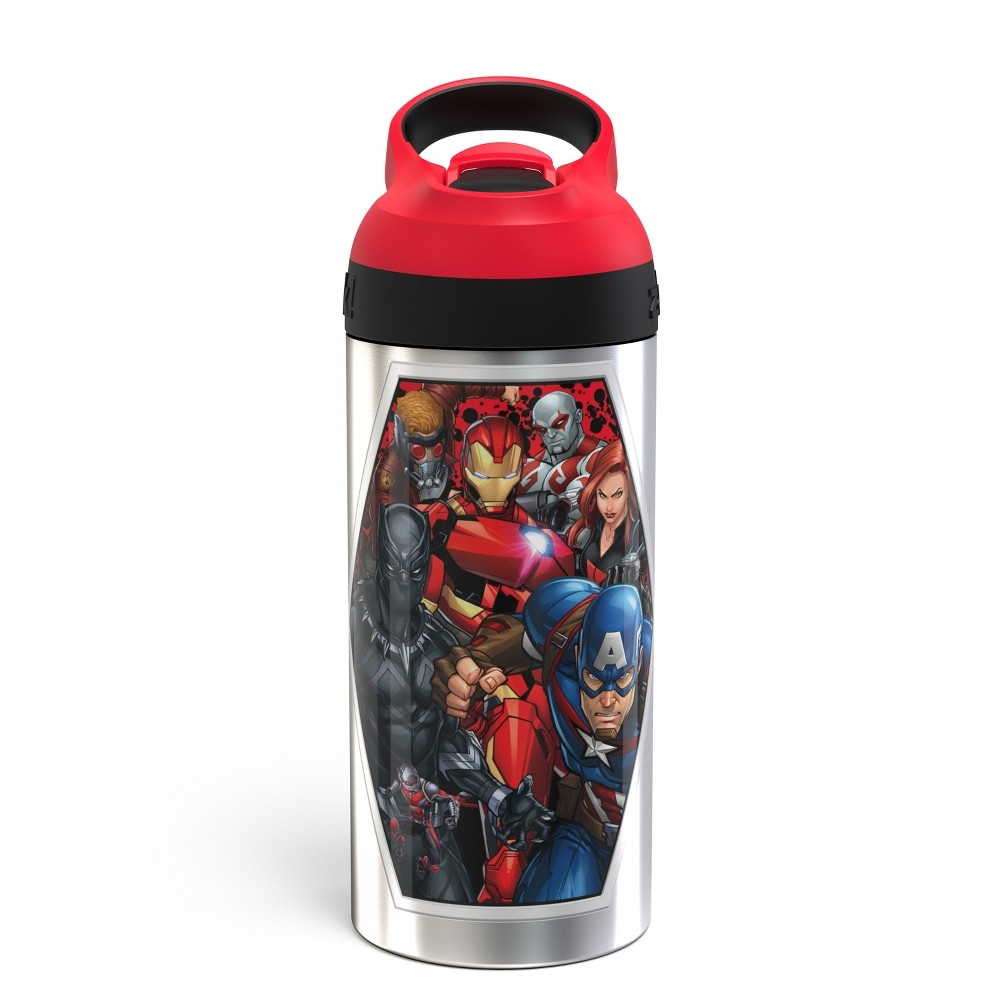 Marvel Avengers Water Bottle with Straw – Reusable Kids 600ml PP in Blue &  Red – Official Merchandis…See more Marvel Avengers Water Bottle with Straw