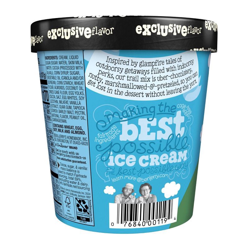 slide 2 of 7, Ben & Jerry's Ice Glampfire Trail Mix Frozen Dessert - 16oz, 16 oz