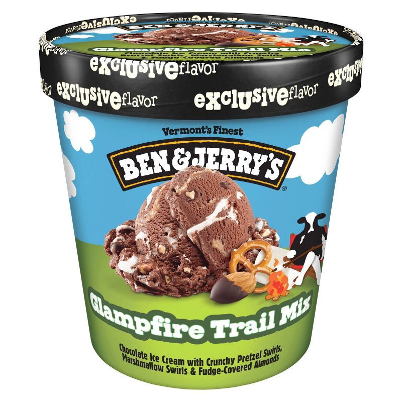 slide 1 of 7, Ben & Jerry's Ice Glampfire Trail Mix Frozen Dessert - 16oz, 16 oz