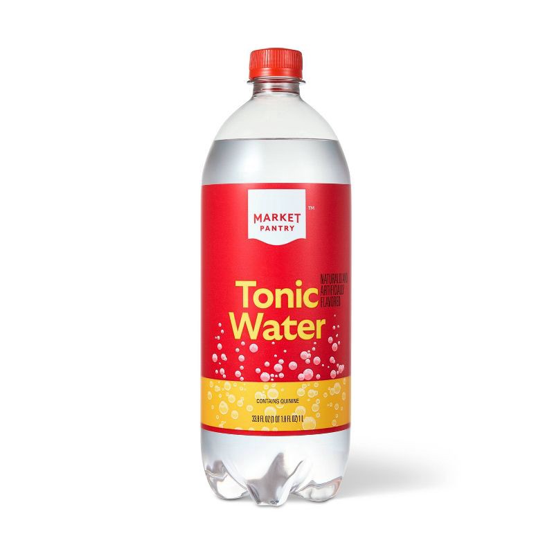 slide 1 of 3, Tonic Water - 1L Bottle - Market Pantry™, 1 liter