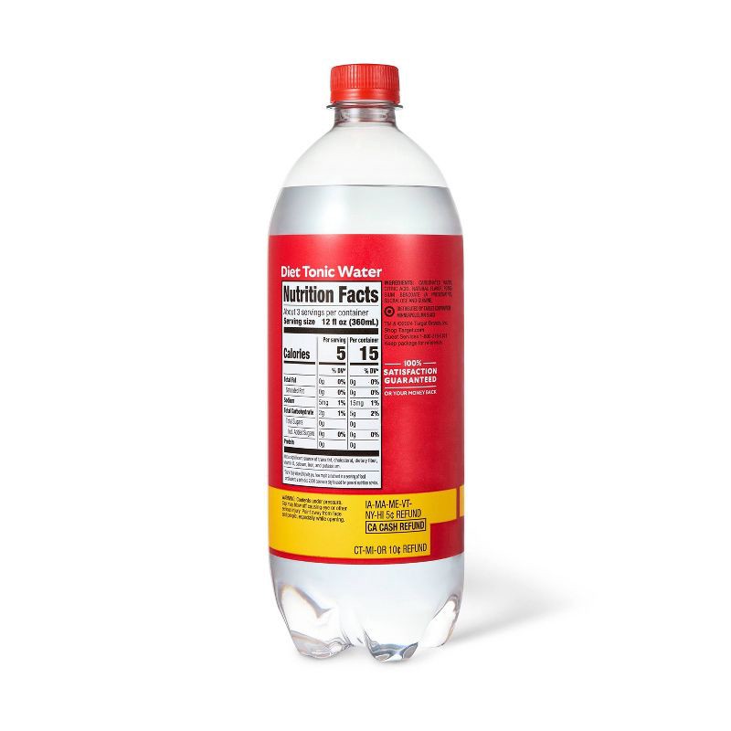 slide 2 of 3, Diet Tonic Water - 1L Bottle - Market Pantry™, 1 liter