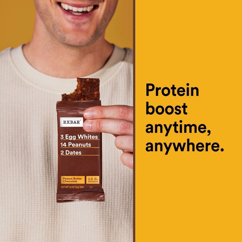 slide 5 of 13, RXBAR Chocolate Peanut Butter Nutrition Bars - 18.3oz/10pk, 18.3 oz, 10 ct