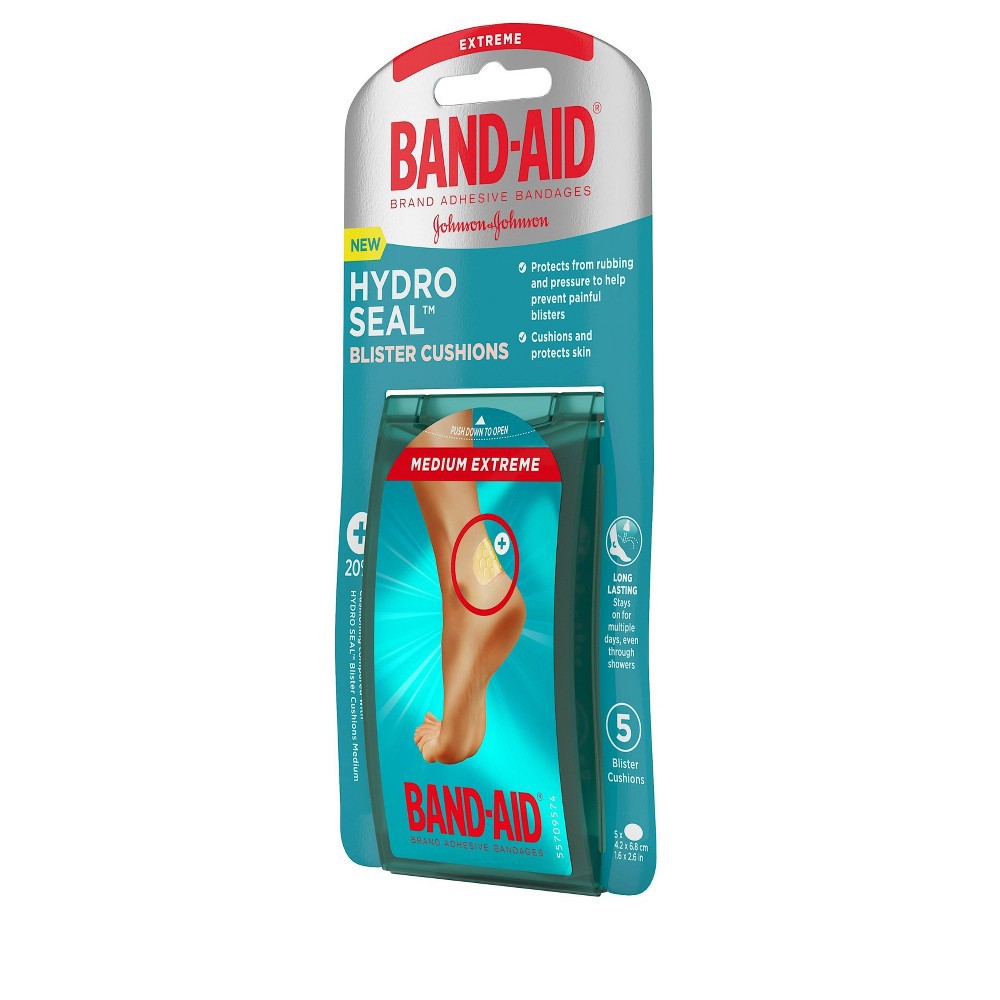 slide 7 of 8, Band-Aid Brand Hydro Seal Bandages Blister Cushion Medium - 5ct, 5 ct