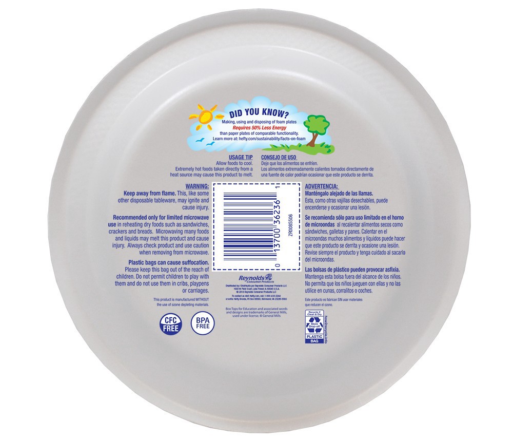 slide 3 of 10, Hefty Deluxe Extra Strong & Deep Disposable Plates - 15ct, 15 ct