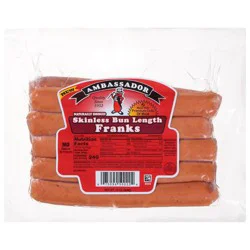 Ambassador Skinless Pork Beef Wiener