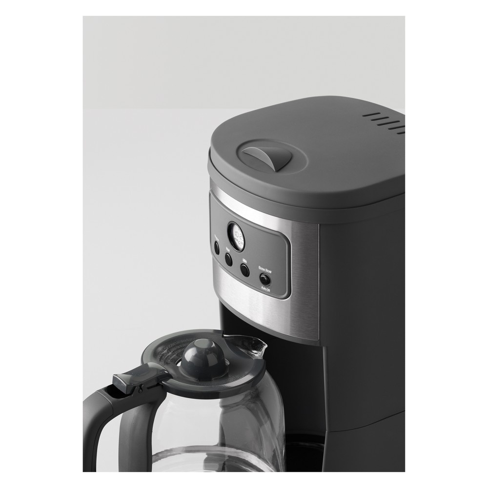 slide 5 of 6, Made by Design 12 Cup Programmable Automatic Drip Silver Coffee Maker, 1 ct