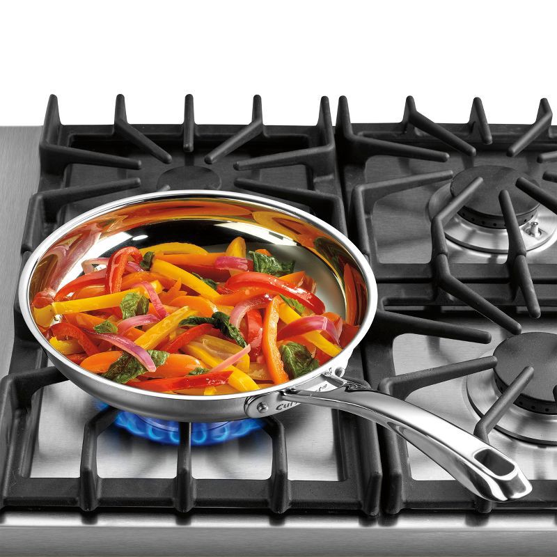 slide 2 of 4, Cuisinart Classic 10" Stainless Steel Skillet - 8322-24: Dishwasher-Safe Fry Pan, Smooth Surface Compatible, 1 ct