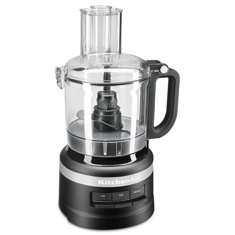 slide 1 of 6, KitchenAid 7 Cup Food Processor - Black - KFP0718BM, 1 ct