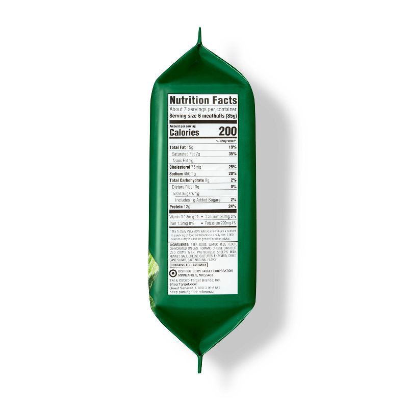 slide 2 of 4, All Natural USDA Grassfed Beef Meatballs - Frozen - 20oz - Good & Gather™, 20 oz