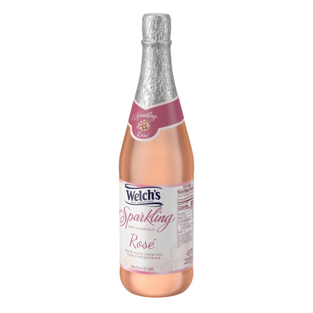 slide 4 of 5, Welch's Sparkling Rosé - 25.4 fl oz Glass Bottle, 25.4 fl oz