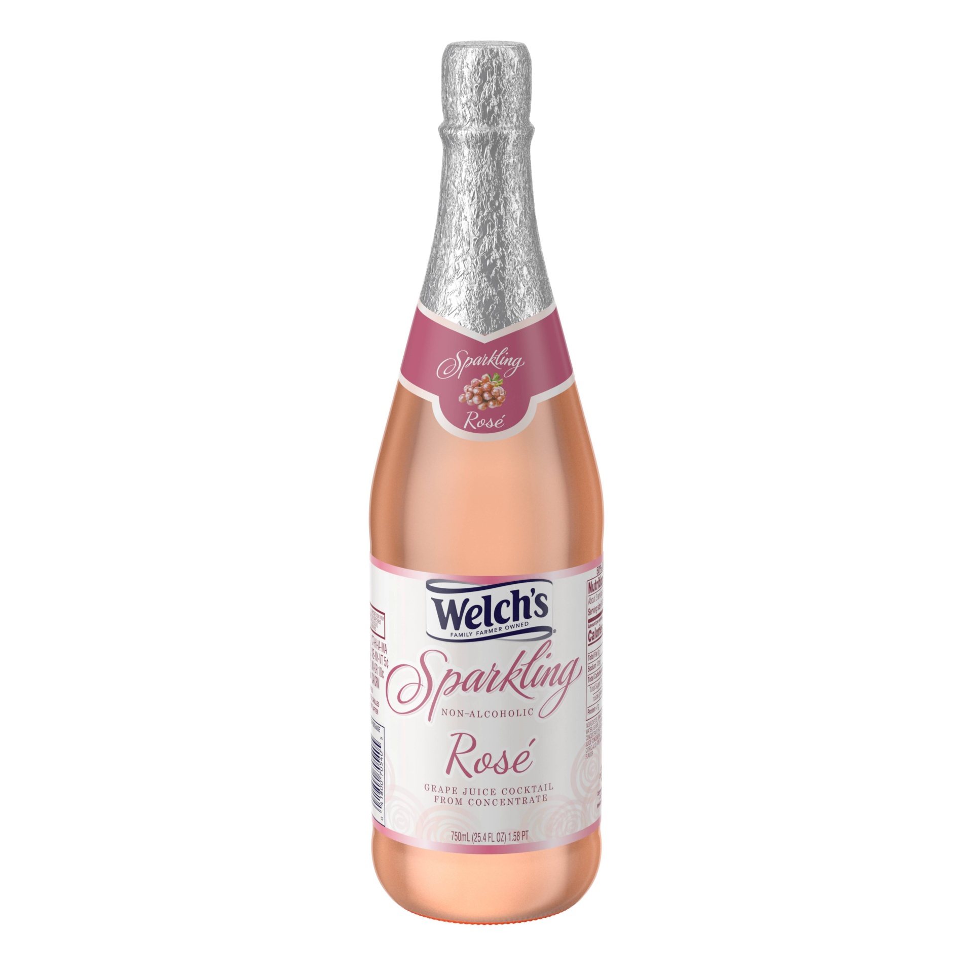 slide 1 of 5, Welch's Sparkling Rosé - 25.4 fl oz Glass Bottle, 25.4 fl oz