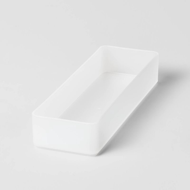 slide 1 of 6, Small Plastic Bathroom Tray Clear - Brightroom™, 1 ct