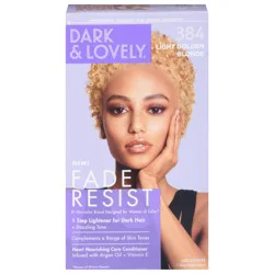 Dark & Lovely Fade Resist 384 Light Golden Blonde Hi-Lift Hair Color