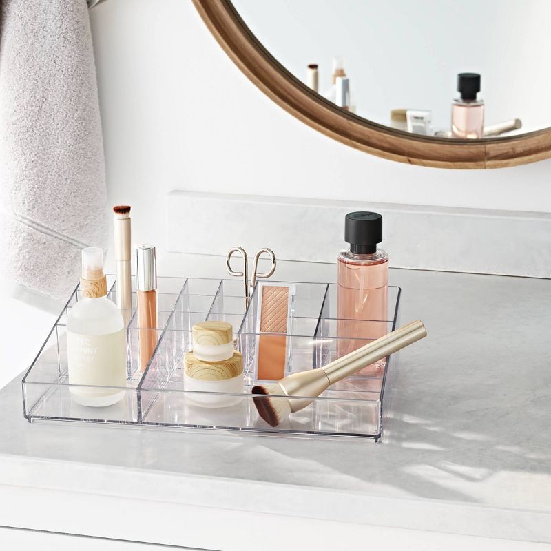 slide 2 of 7, Bathroom Plastic Extra Large Cosmetic Organizer Clear - Brightroom™, 1 ct