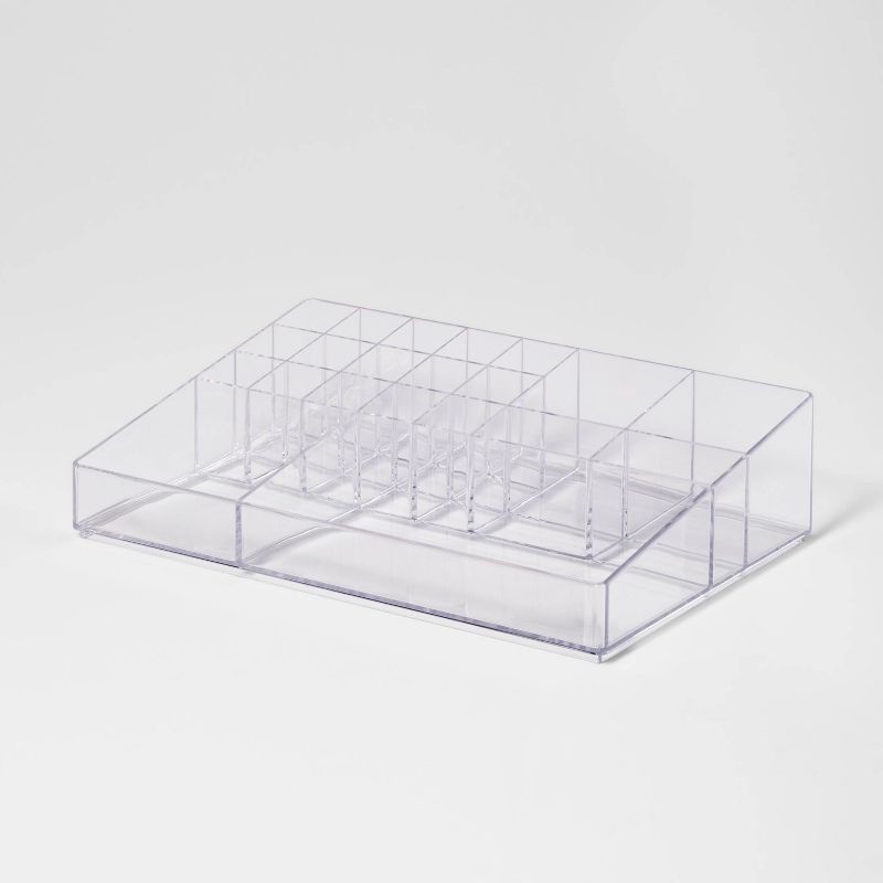 slide 1 of 7, Bathroom Plastic Extra Large Cosmetic Organizer Clear - Brightroom™, 1 ct