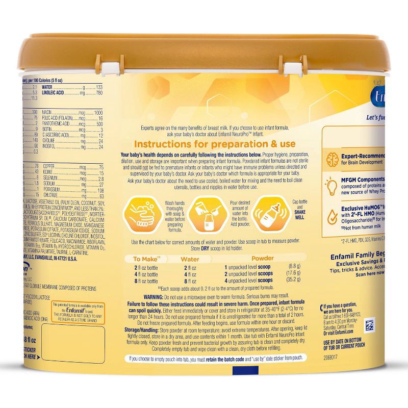 slide 2 of 12, Enfamil NeuroPro Powder Infant Formula - 20.7oz, 20.7 oz