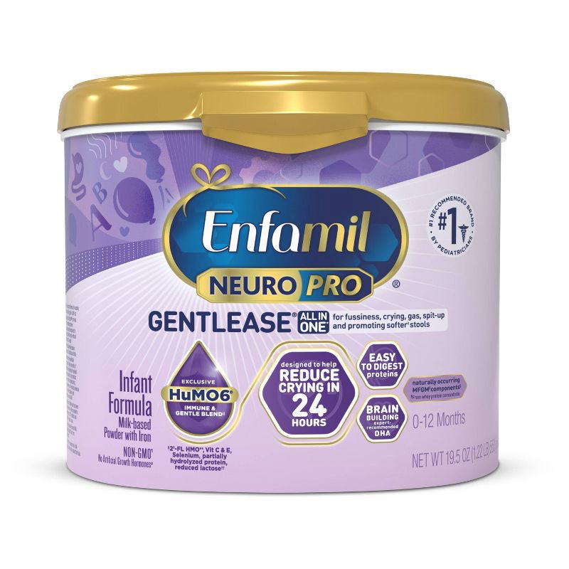 slide 1 of 11, Enfamil NeuroPro Gentlease Powder Infant Formula - 19.5oz, 19.5 oz