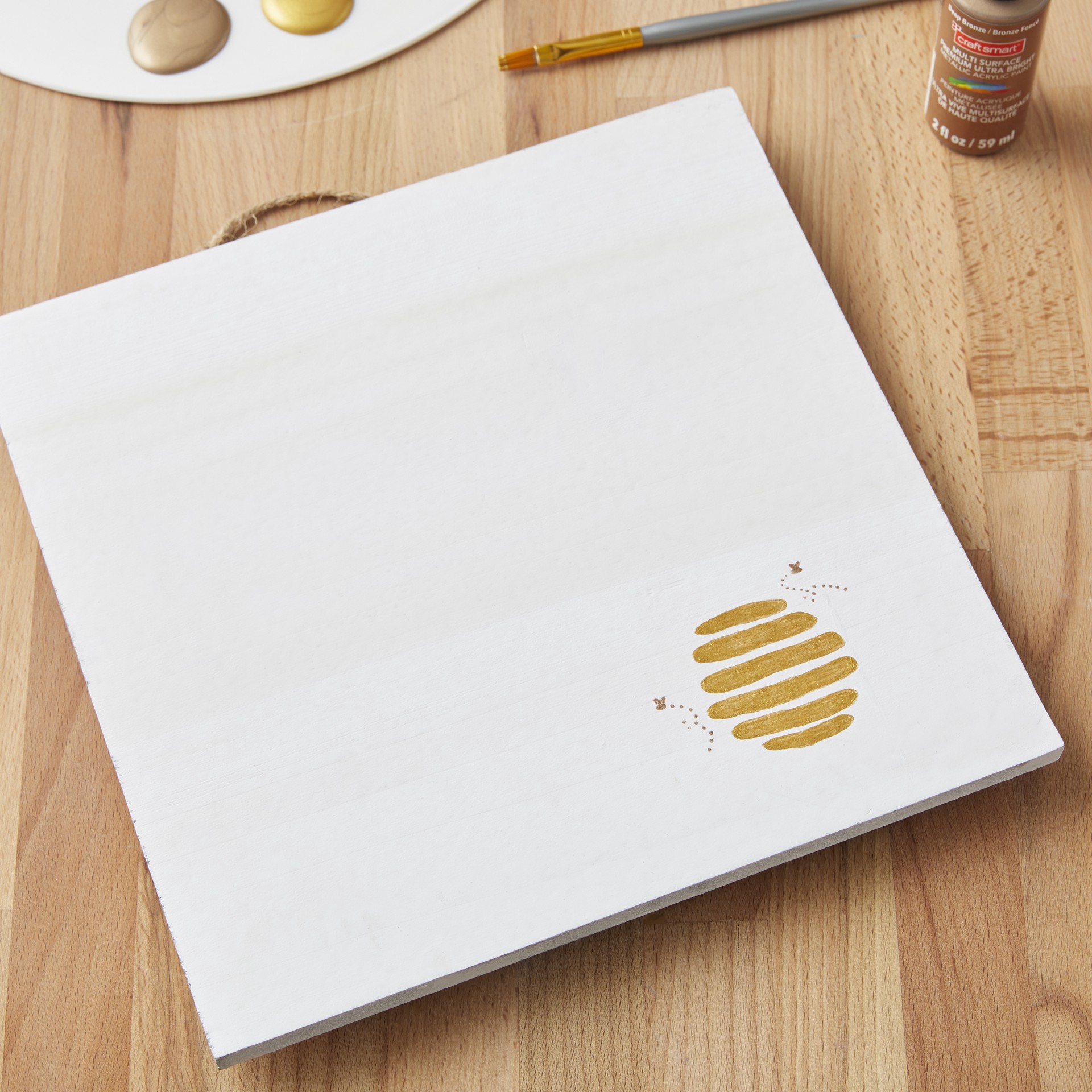 slide 4 of 7, 10" X 10" Whitewashed Wood Square Plaques By Make Market, 2ct., 2 ct