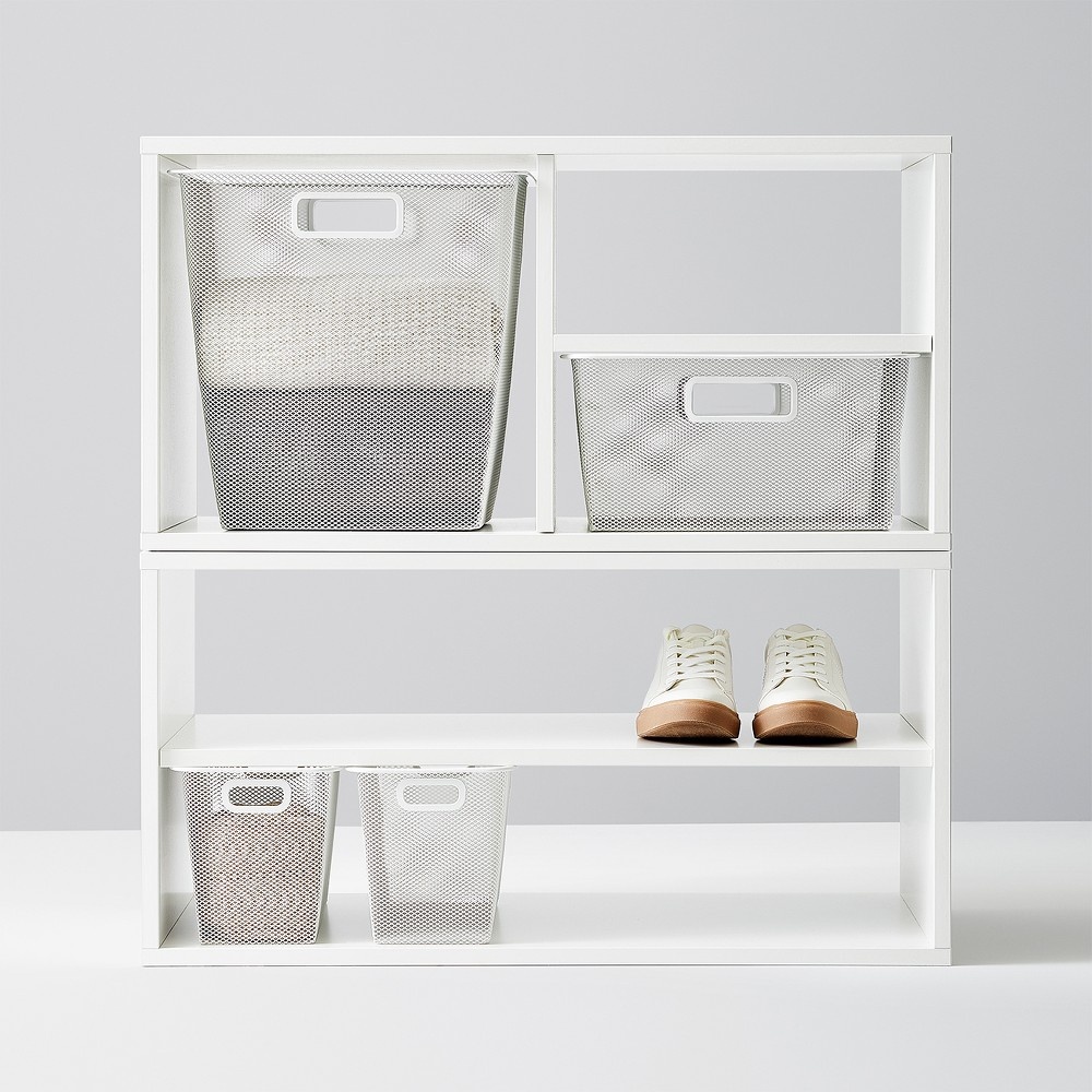 slide 7 of 7, 3 Shelf Closet System White - Made By Design, 1 ct