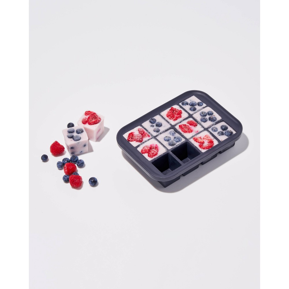 slide 2 of 6, FROST Silicone Everyday Ice Tray Gray, 1 ct