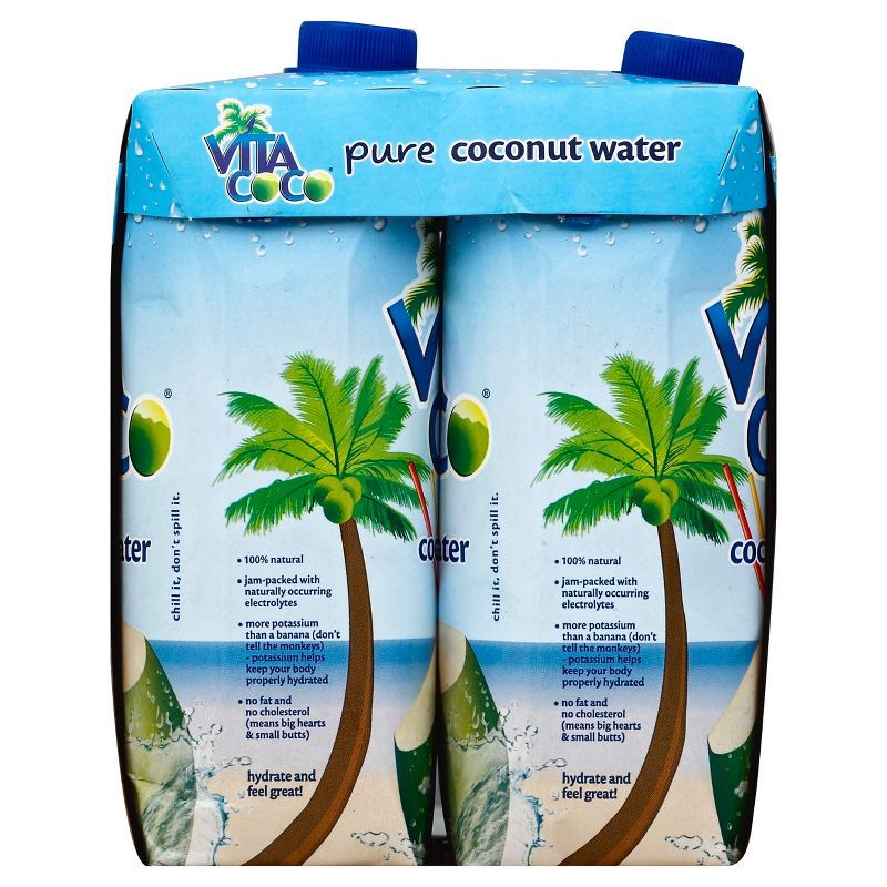 slide 3 of 3, Vita Coco Original Coconut Water Cartons - 4pk/16.9 fl oz, 4 ct, 16.9 fl oz