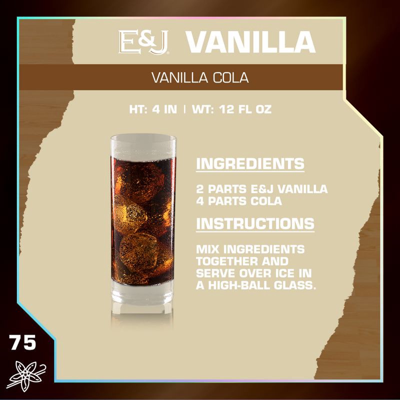 slide 2 of 5, E&J Flavored Vanilla Brandy - 750ml Bottle, 750 ml