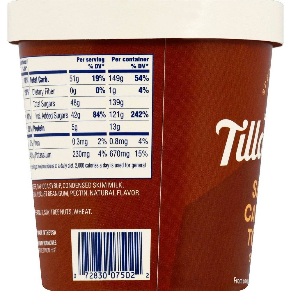 slide 5 of 6, Tillamook Special Batch Salted Caramel Toffee Gelato, 15.5 oz