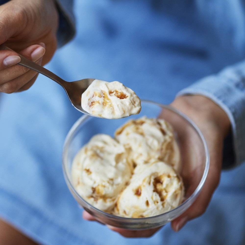 slide 3 of 6, Tillamook Double Nutty Peanut Butter Ice Cream, 15.5 oz