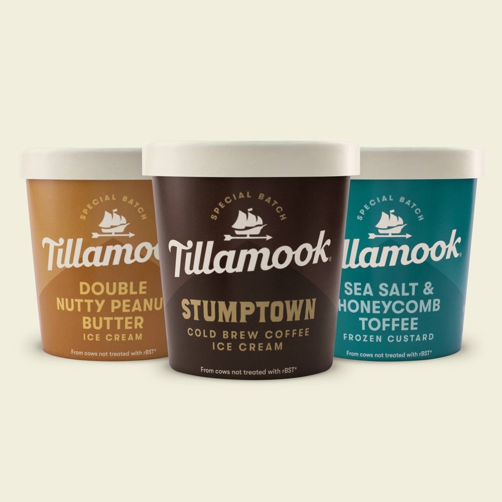 slide 3 of 6, Tillamook Sea Salt Honeycomb Ice Cream, 15.5 oz