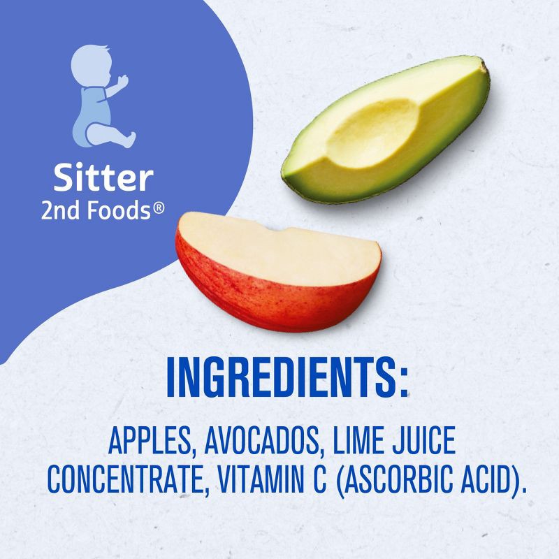 slide 8 of 8, Gerber Baby Food Stage 2 Apple Avocado Puree Tub - 2ct/8oz, 2 ct; 8 oz