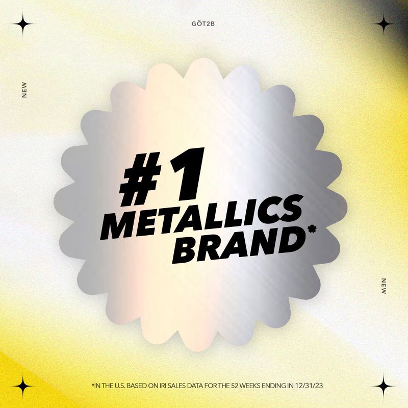 slide 8 of 10, Got2b Permanent Hair Color - Metallic Silver - 4.8 fl oz/1 Kit, 4.8 fl oz