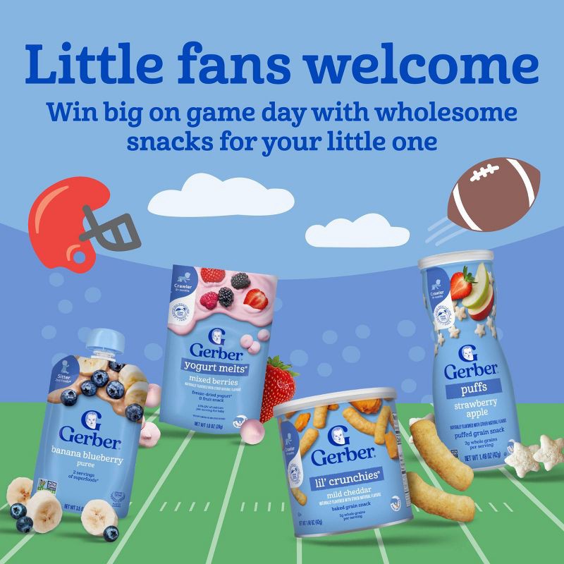 slide 4 of 10, Gerber Baby Food Strawberry & Mixed Berries Freeze-Dried Yogurt Melts Baby Snacks Variety Pack - 4oz, 4 oz