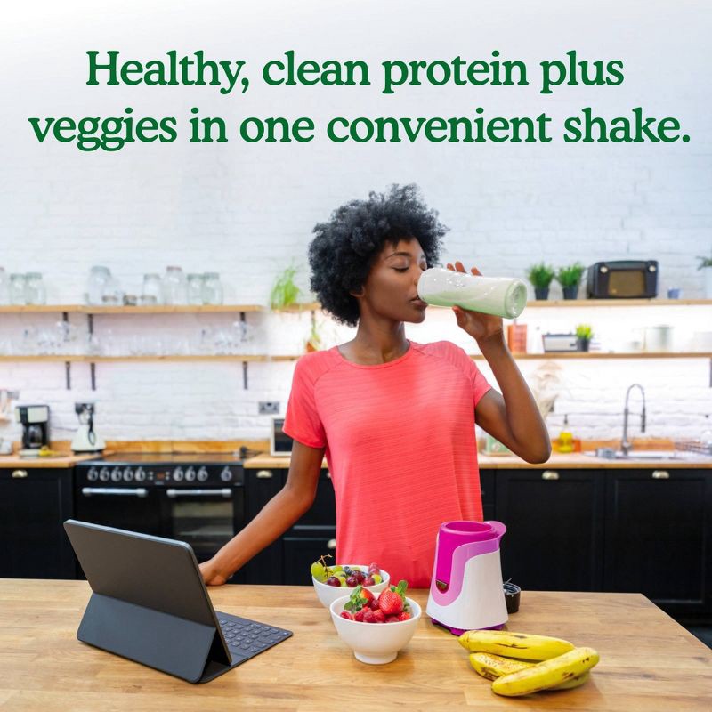 slide 6 of 8, Garden of Life Organic Vegan Protein + Greens Plant Based Shake Mix Powder - Vanilla - 17.4oz, 17.4 oz