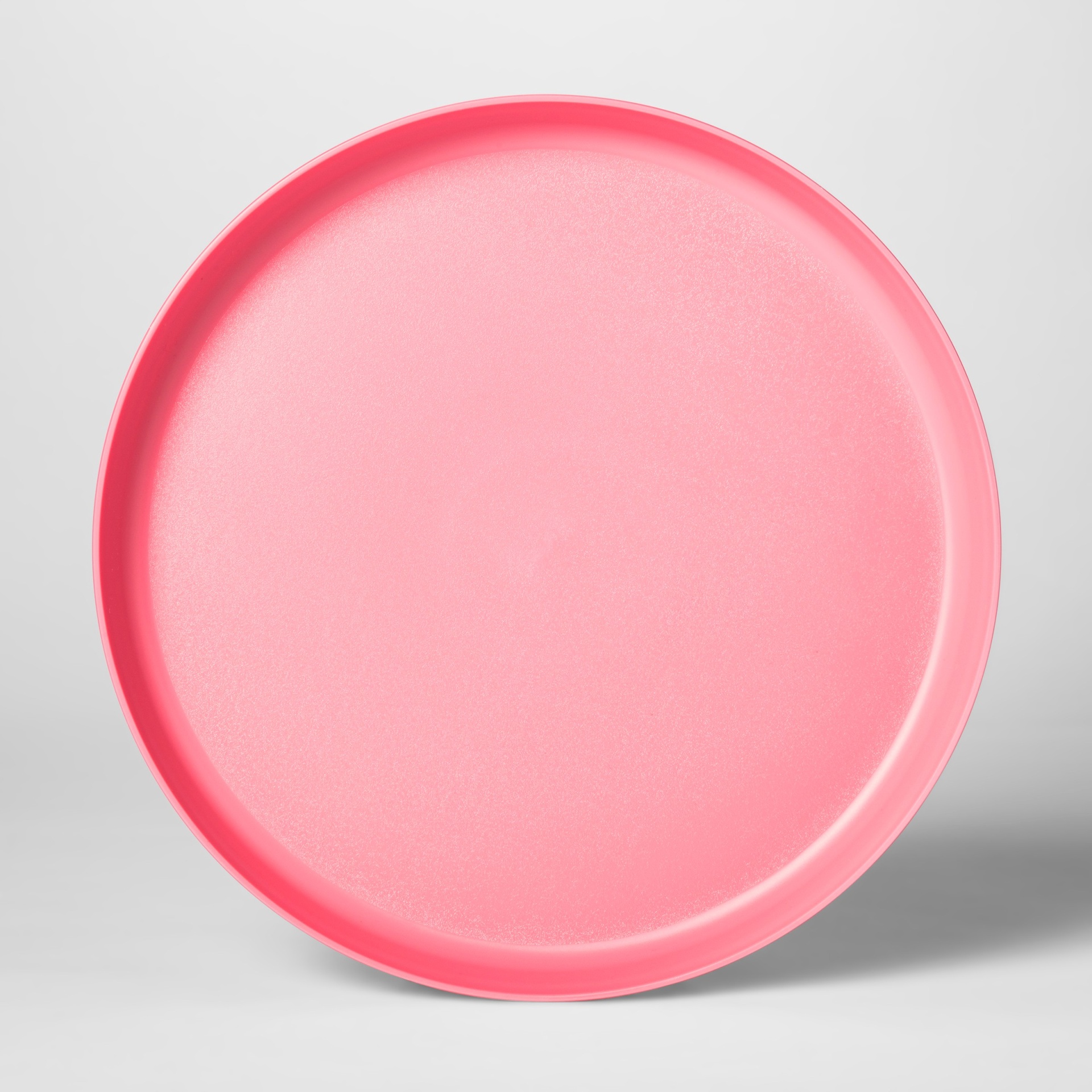 slide 1 of 2, 9.6" Plastic Kids Dinner Plate Pink - Pillowfort, 1 ct