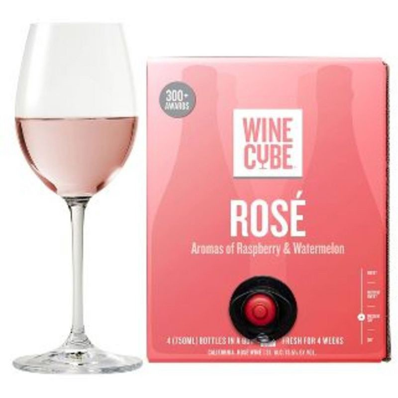 slide 2 of 5, Rose Winé - 3L Box - Wine Cube™, 3 liter