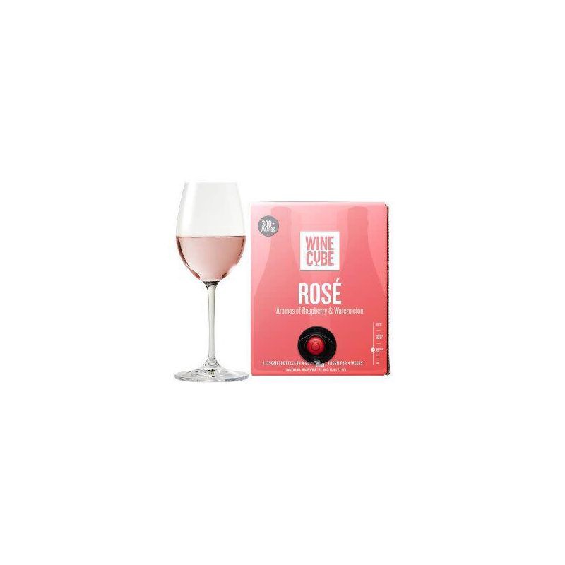 slide 2 of 5, Rose Winé - 3L Box - Wine Cube™, 3 liter