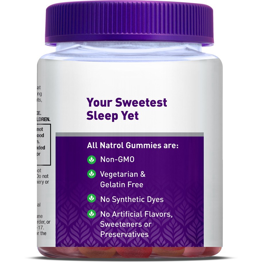 slide 4 of 5, Natrol Melatonin 10mg Sleep Aid Gummies - Strawberry - 90ct, 10mg, 90 ct