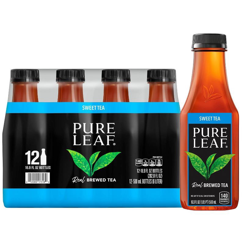 slide 1 of 9, PURE LEAF RTD Pure Leaf Sweet Tea - 12pk/16.9 fl oz Bottles, 12 ct; 16.9 fl oz