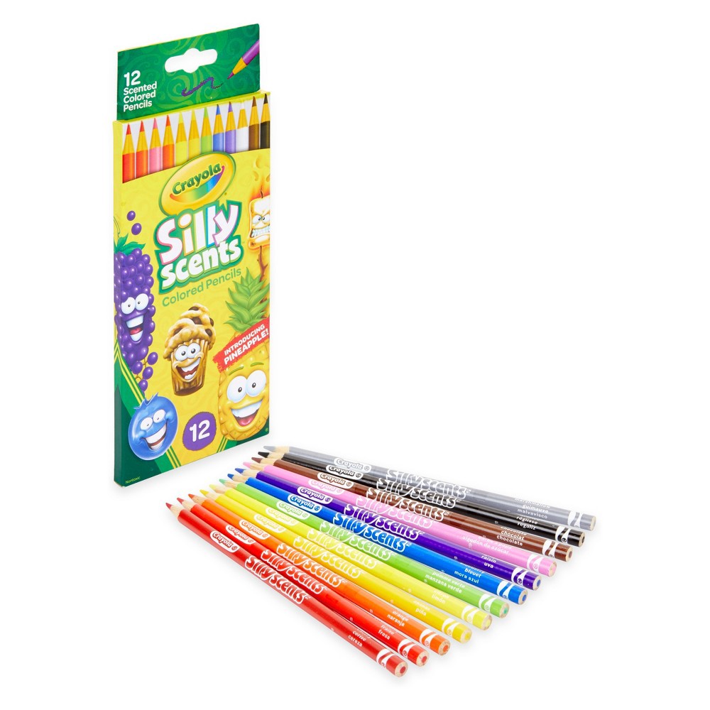 slide 2 of 3, Crayola 12ct Scented Colored Pencils - Silly Scents, 12 ct