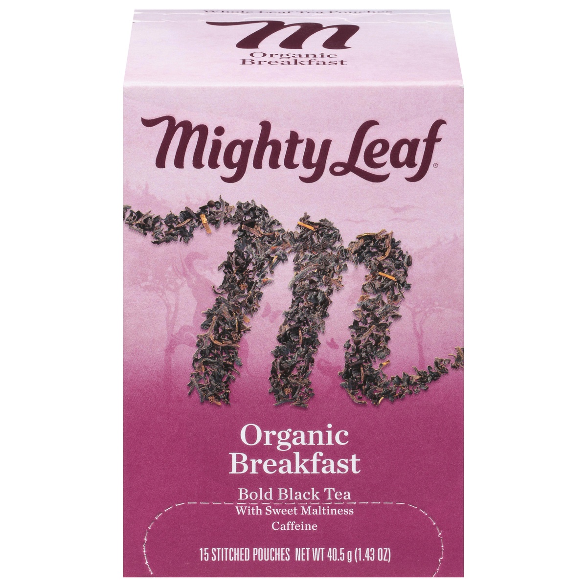 slide 1 of 5, Mighty Leaf Tea Organic Breakfast, 15 ct