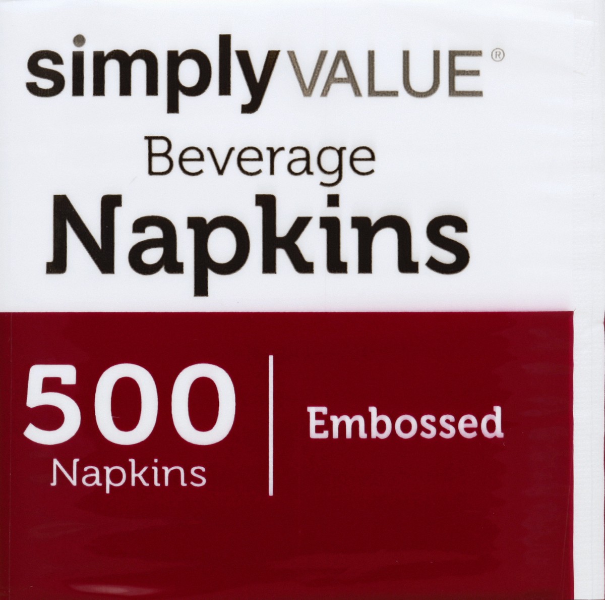 slide 5 of 8, Simply Value 1 Ply Beverage Napkins, 500 ct