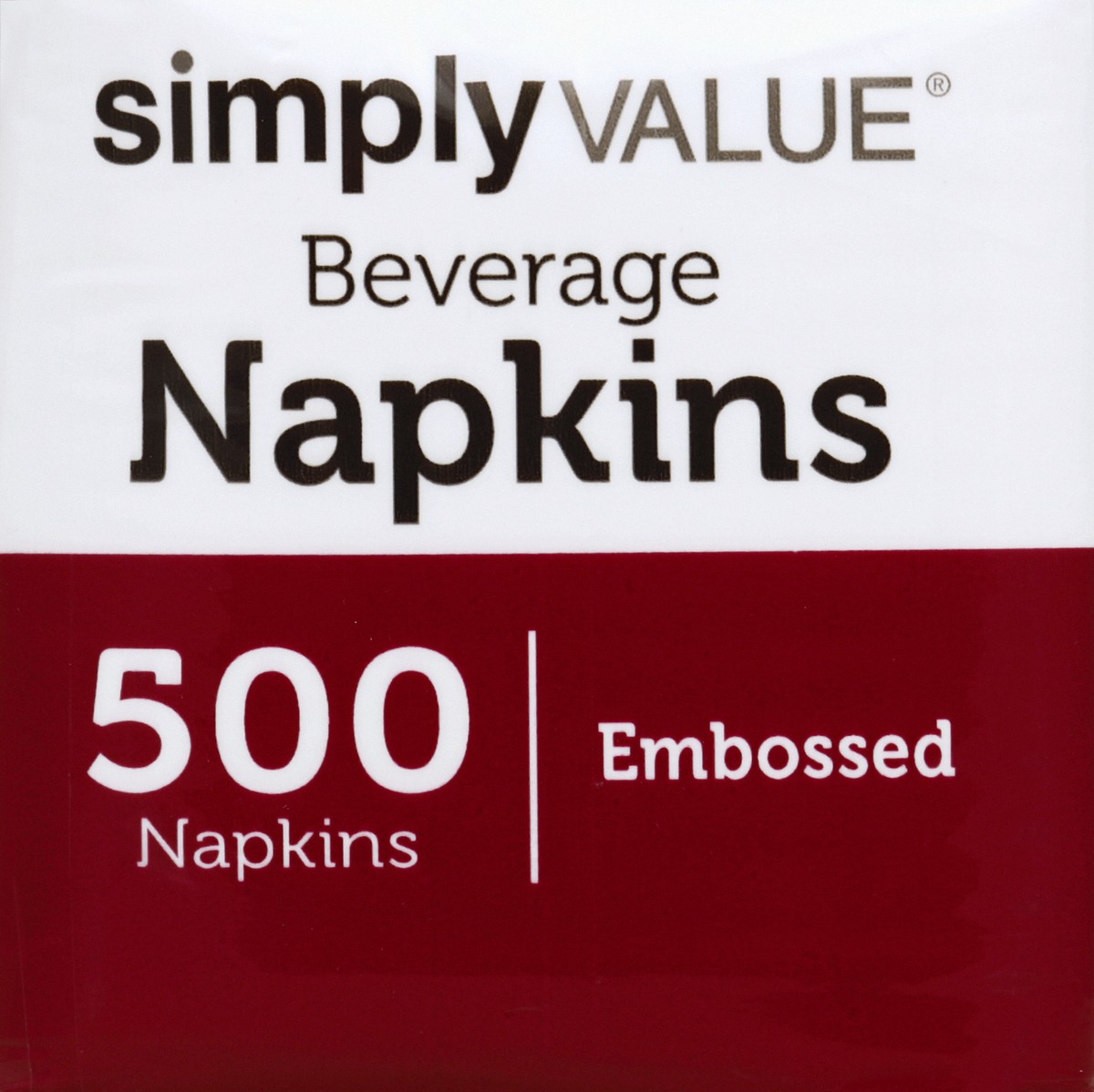slide 4 of 8, Simply Value 1 Ply Beverage Napkins, 500 ct