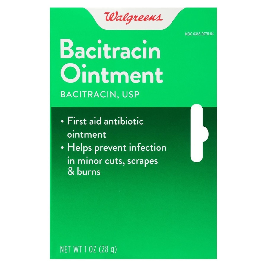 slide 1 of 1, Walgreens Bacitracin Ointment, 1 oz