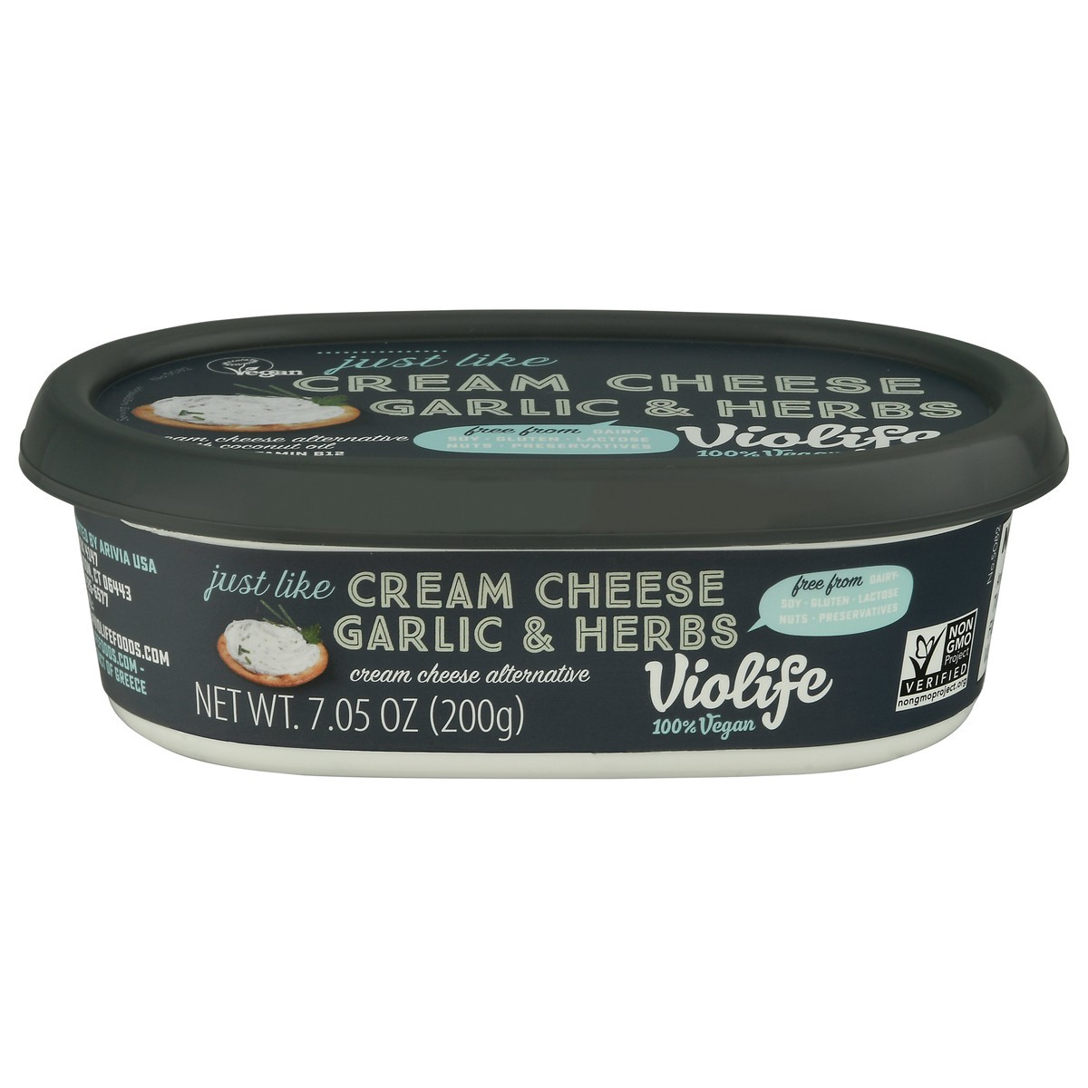 slide 1 of 12, Violife Vegan Creamy Cheese Alt, 7.05 oz