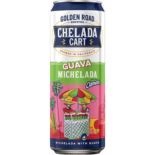 slide 1 of 1, Golden Road Chelada Cart Guava, 25 oz